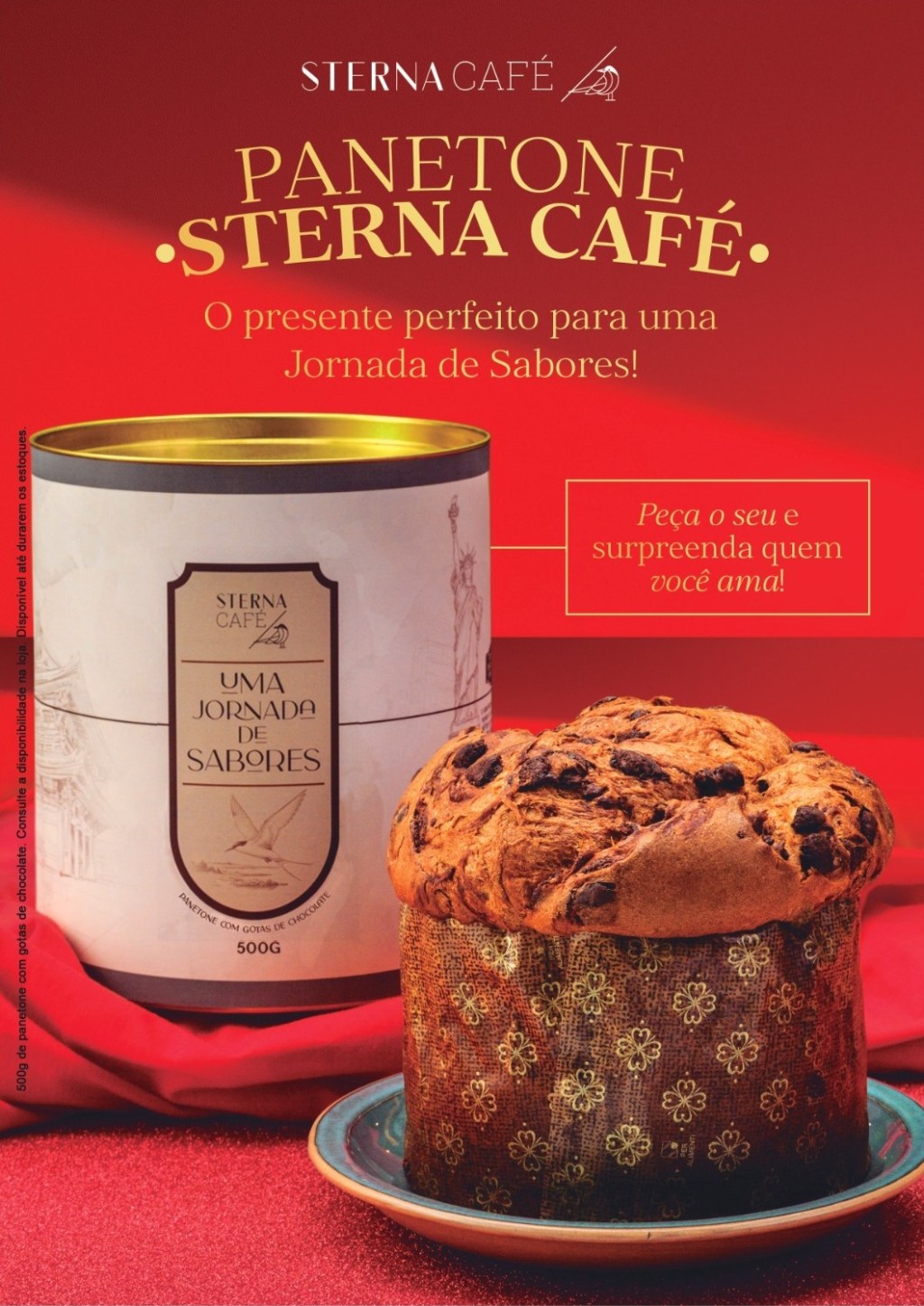 Sterna Café anuncia o lançamento do Panetone com gotas de chocolate para o Natal&nbsp;2024