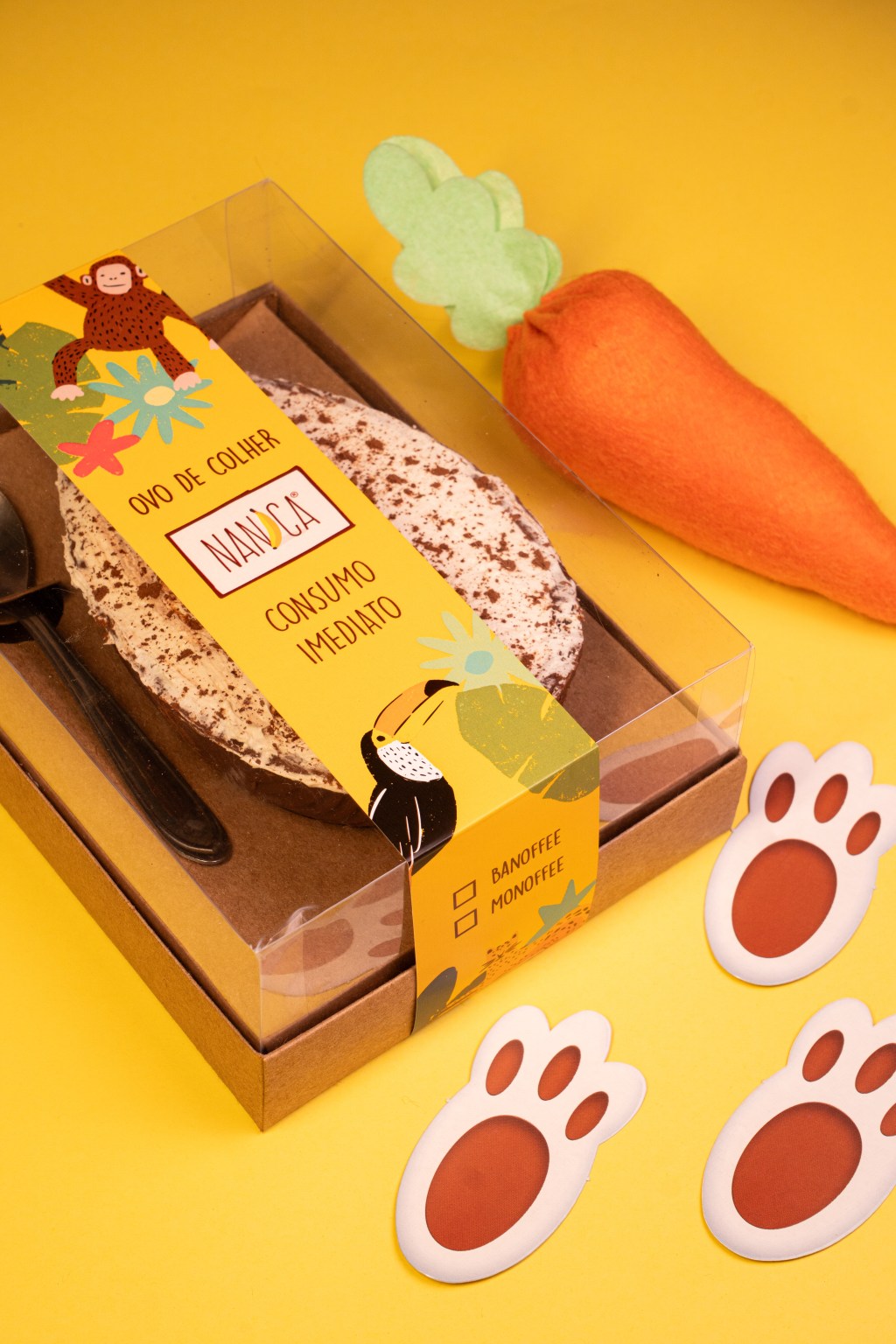 Banoffee ganha versão de Páscoa! Nanica surpreende e lança seu primeiro ovo de colher inspirado na receita clássica da&nbsp;marca