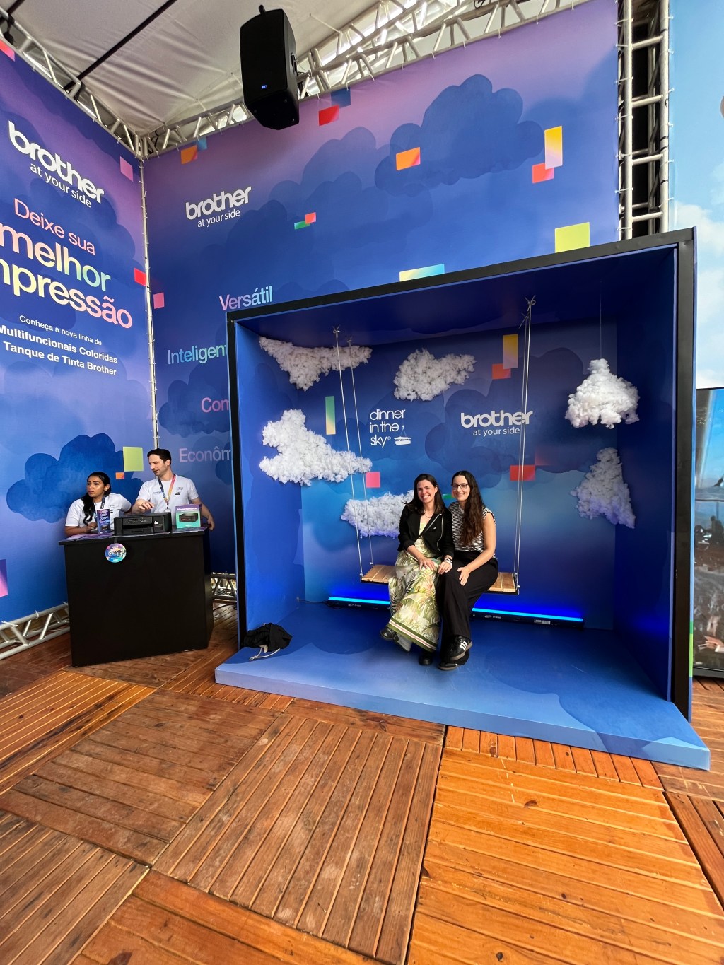 Brother participa de experiência exclusiva no Dinner in The Sky, em São&nbsp;Paulo